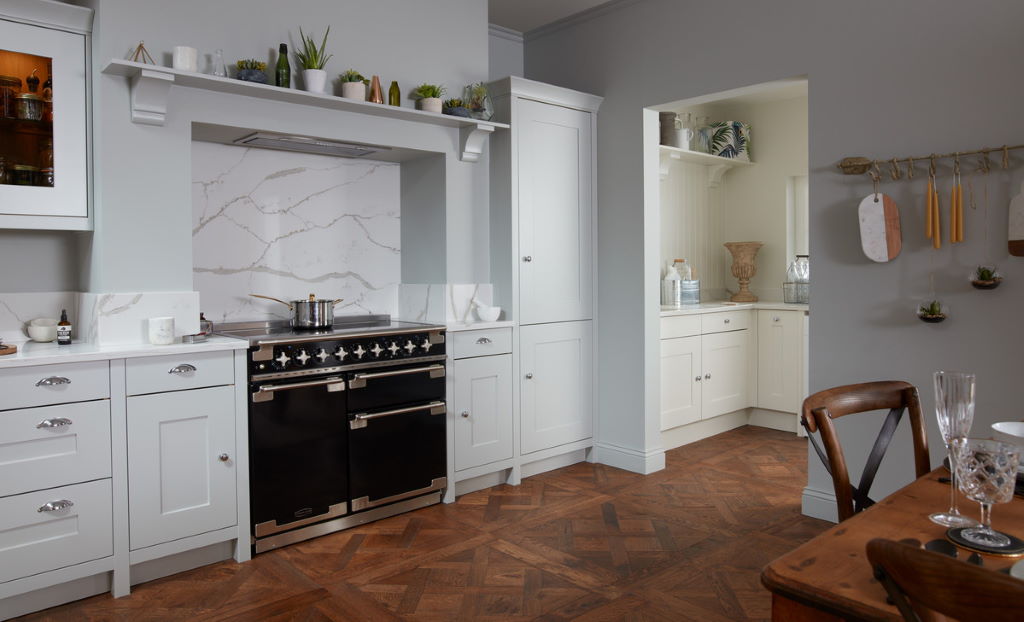 Second Nature Fitzroy partridge grey shaker kitchen