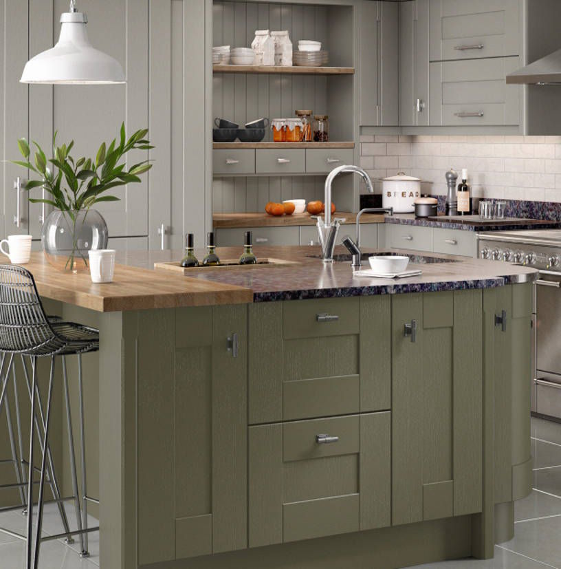 Broadoak painted shaker kitchen