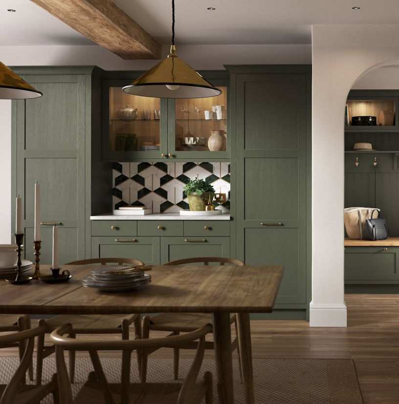 Crathorne painted shaker kitchen