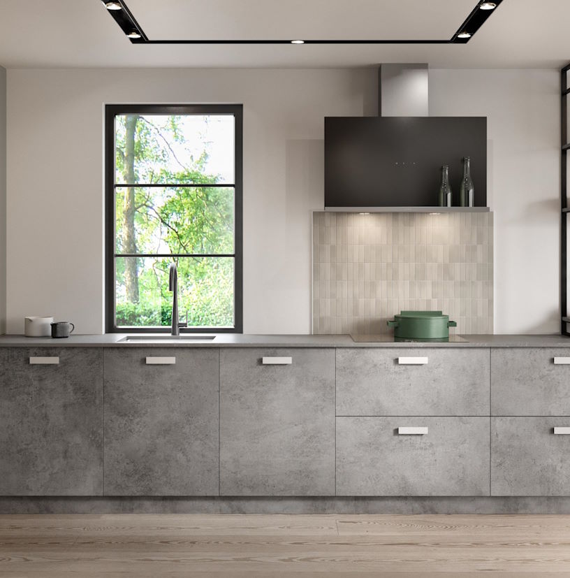 Unity concrete kitchen