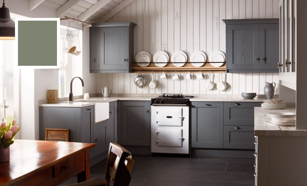 Second Nature Mornington stone shaker kitchen