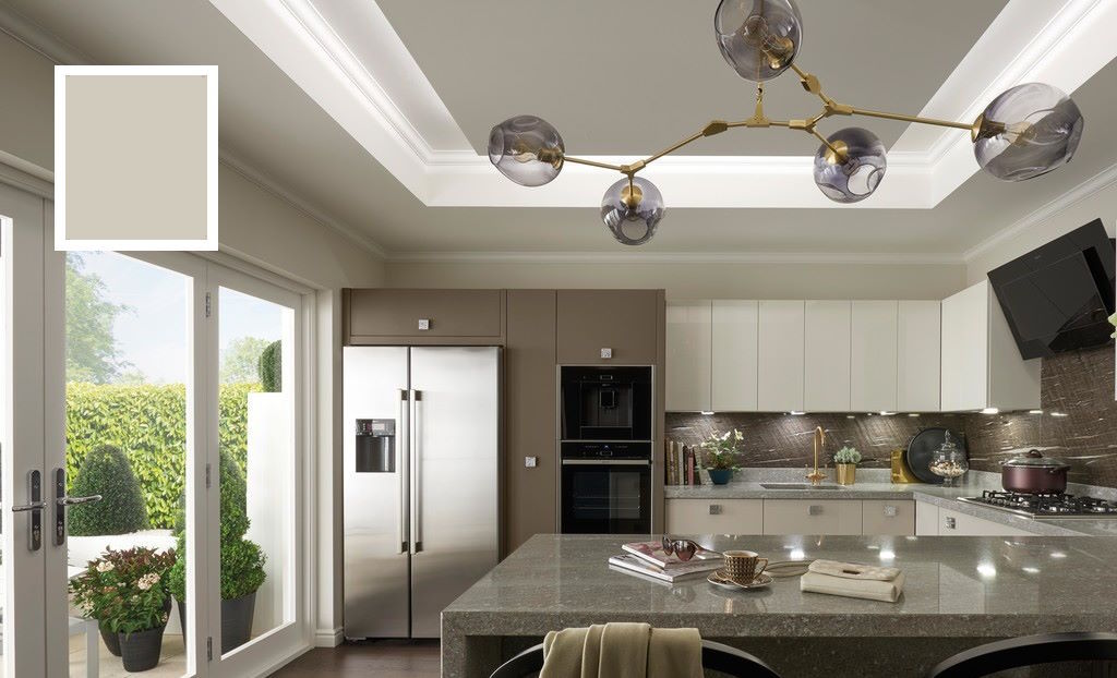 Second Nature Porter matt taupe grey kitchen