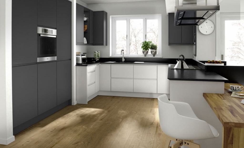 Second Nature Remo matt graphite kitchen