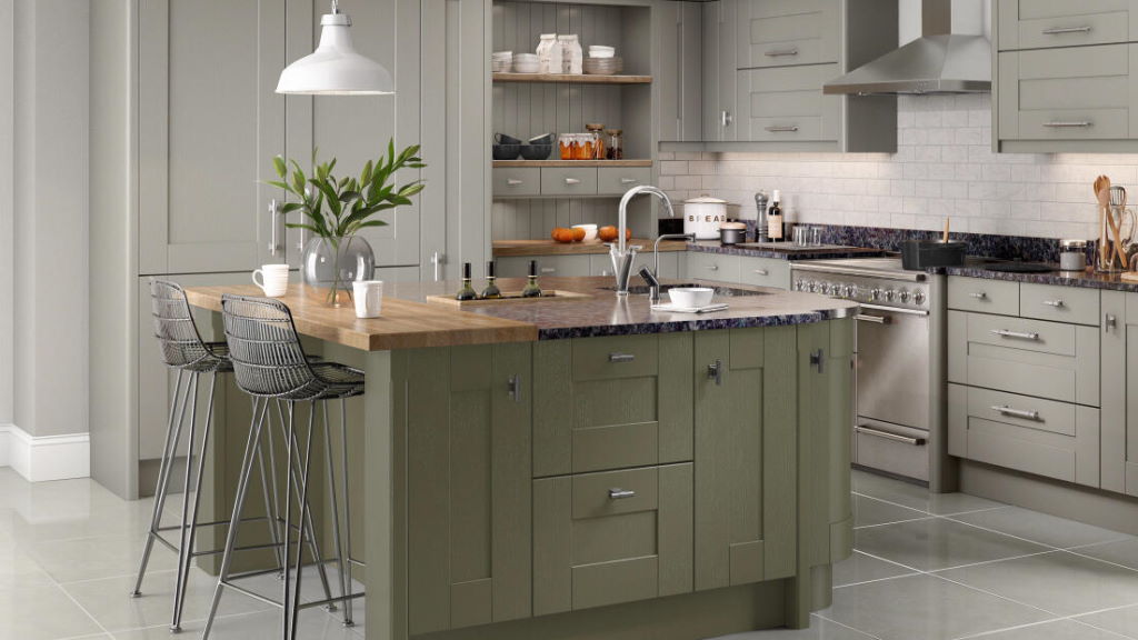 Second Nature Broadoak shaker kitchen