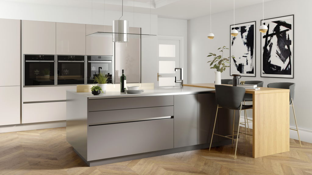 Second Nature Unity true handleless kitchen