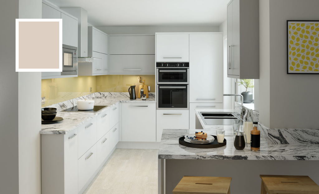 Second Nature Unity supermatt cashmere kitchen