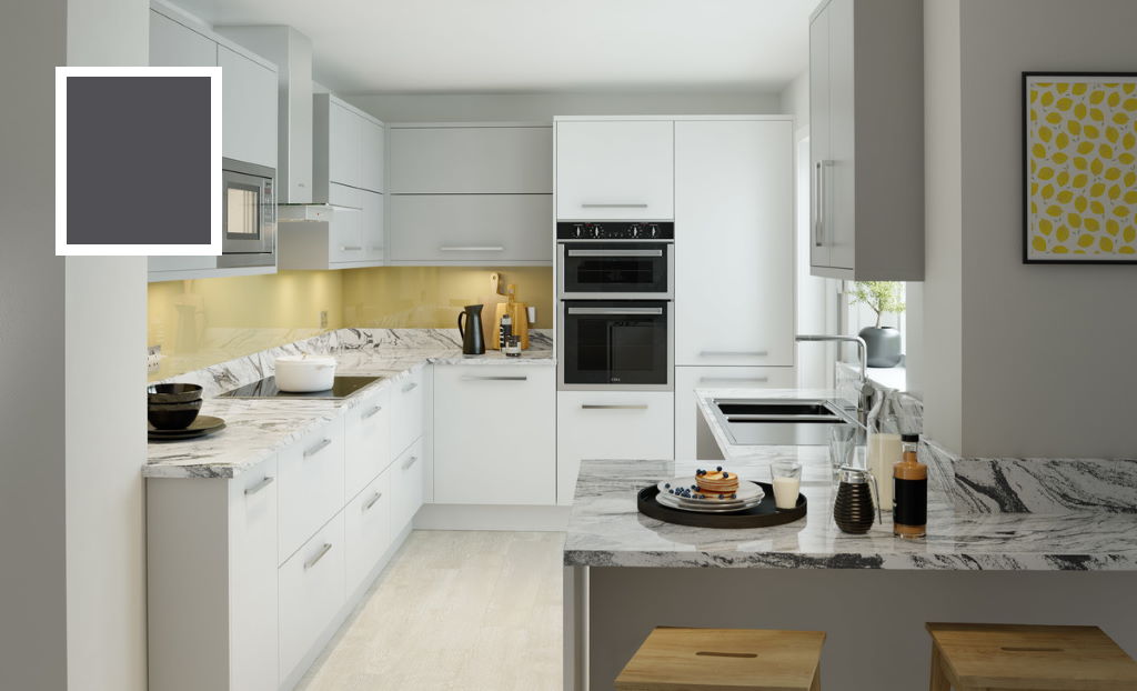 Second Nature Unity supermatt graphite kitchen