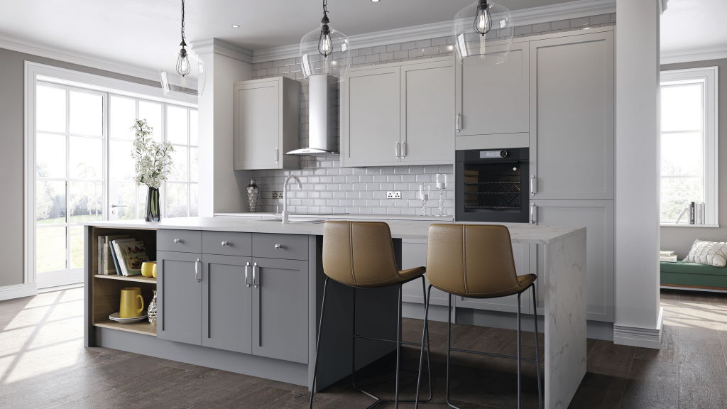 Ascot shaker kitchens from TKComponents