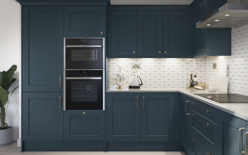Mornington Beaded shaker kitchen graphite