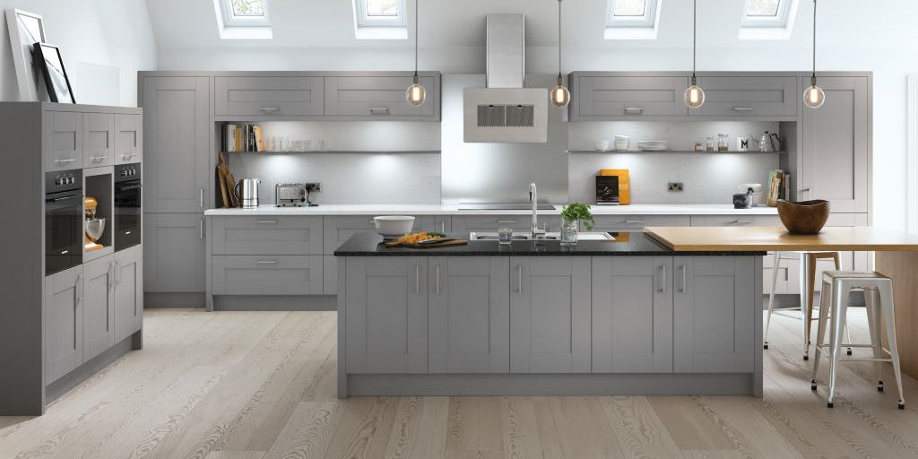 TKC Cartmel dust grey shaker kitchen