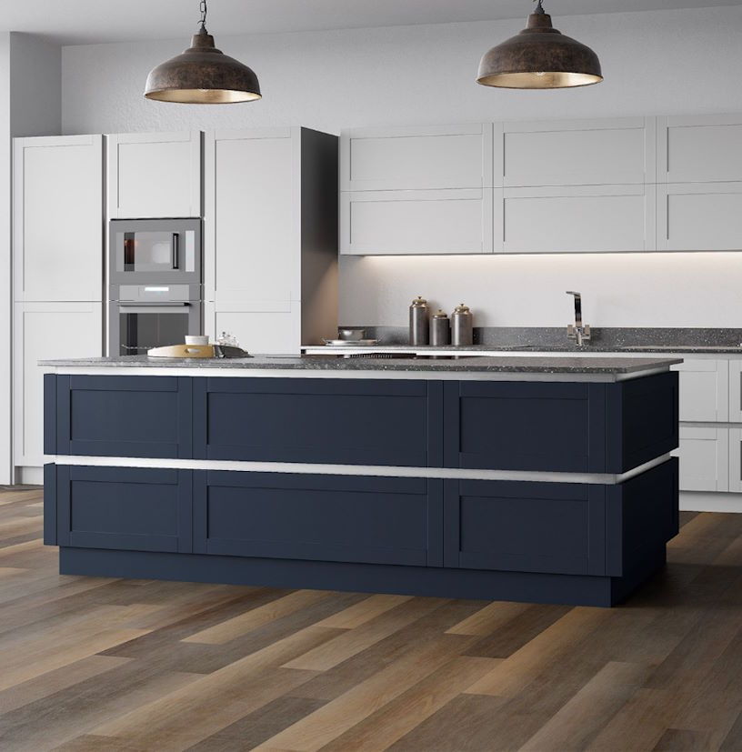 Stratto shaker true handleless kitchen