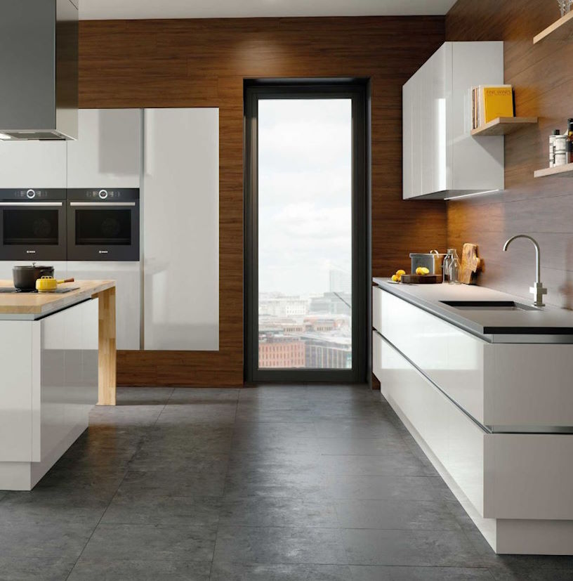 Vivo gloss true handleless kitchen