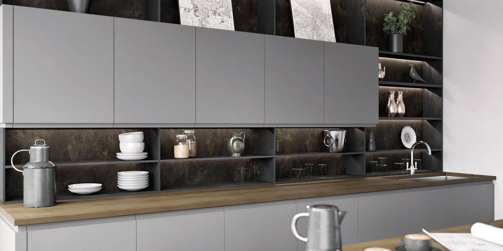 TKC Lucente matt dust grey kitchen