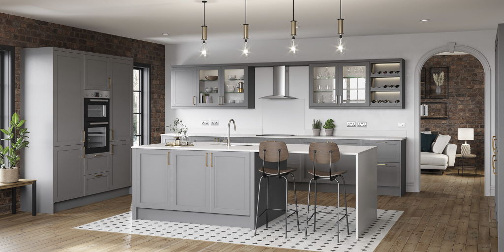 TKC Newmarket dust grey shaker kitchen