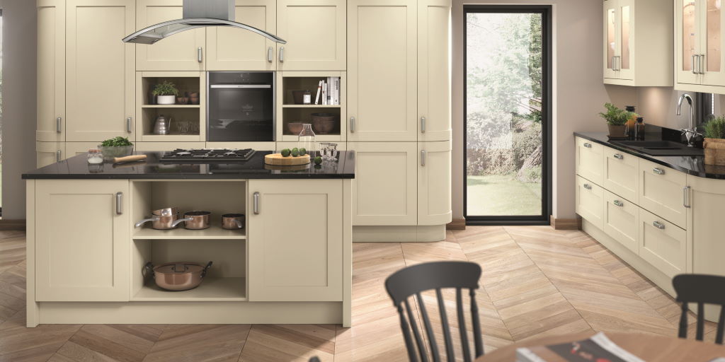 TKC Oxford ivory shaker kitchen