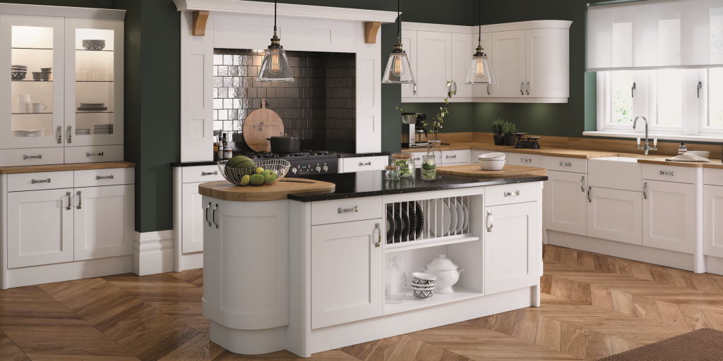 TKC Oxford white shaker kitchen