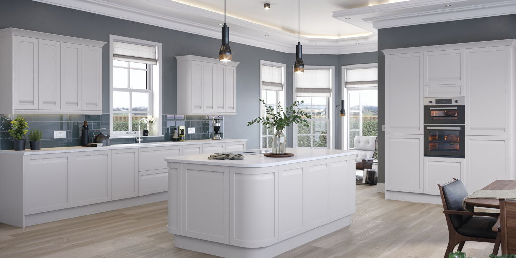 grantham shaker painted kitchen