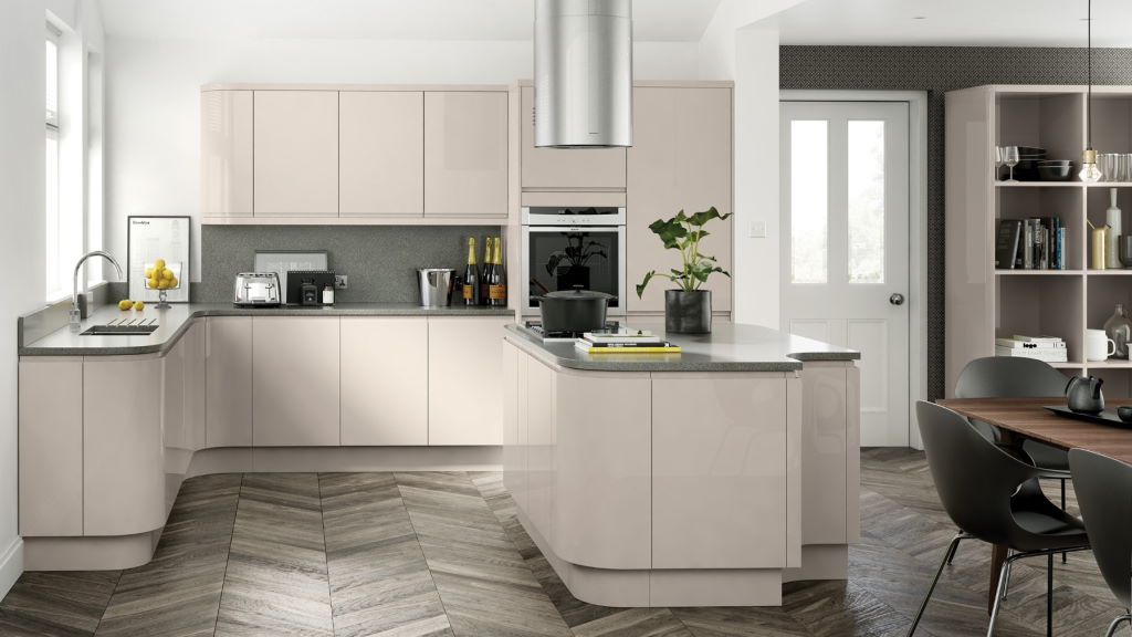 TKC Lucente High Gloss handleless kitchen