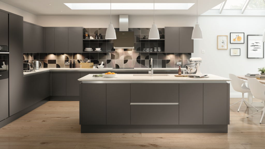 TKC Vivo Matt True Handleless Kitchen