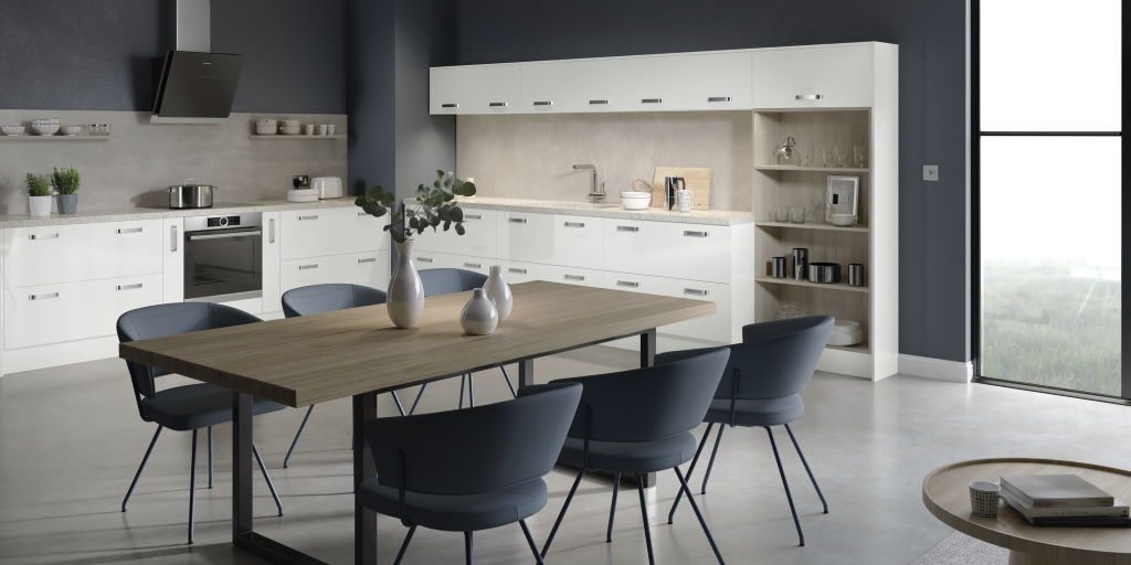 TKC Vivo+ gloss white kitchen