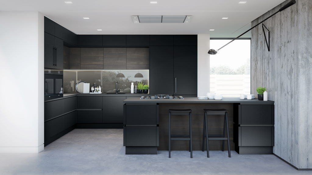 Porter true handleless kitchens from Second Nature