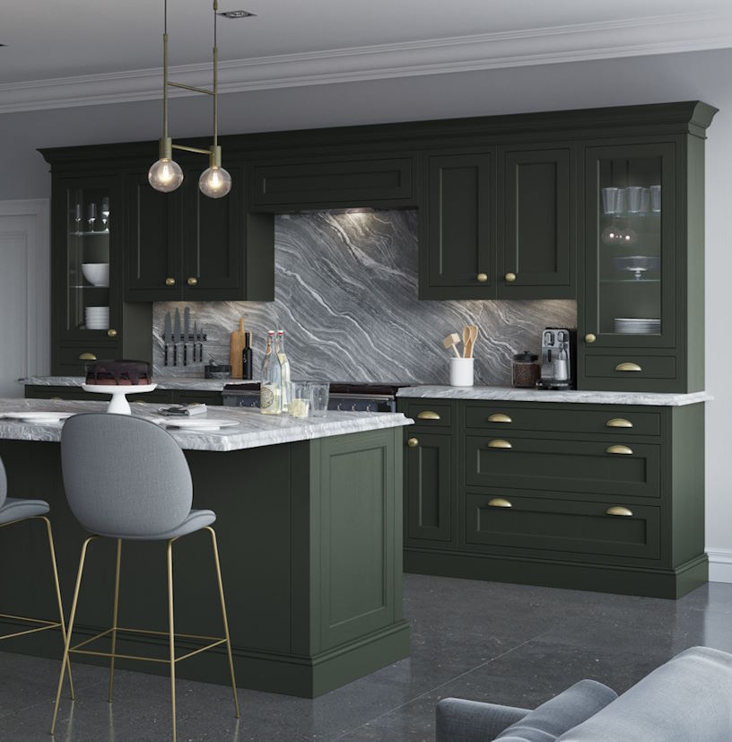 Belgravia inframe painted kitchen