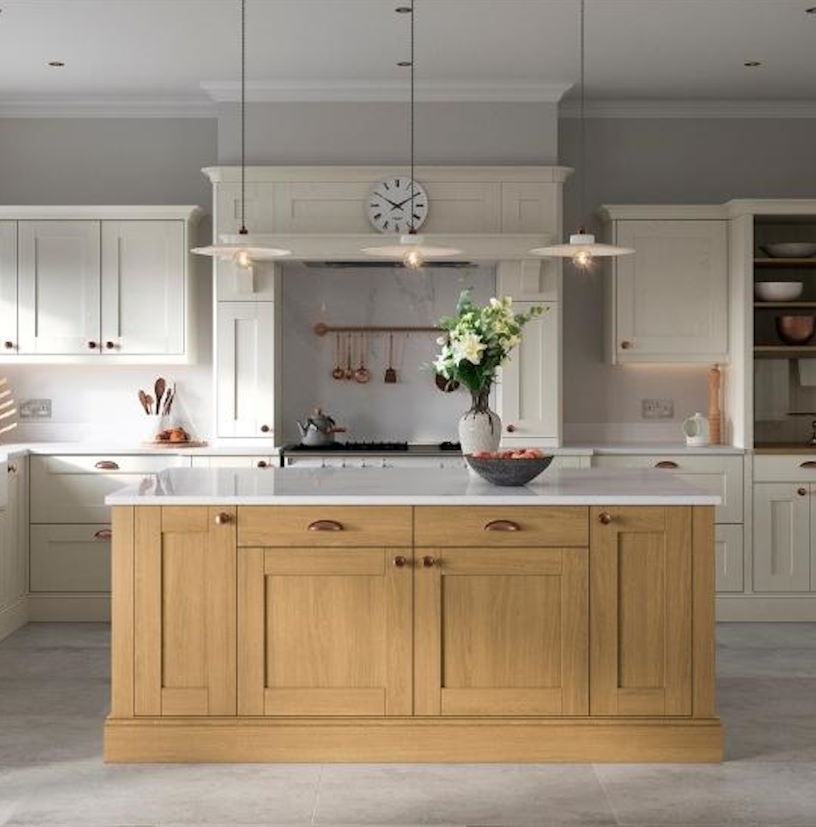 Madison oak shaker kitchen