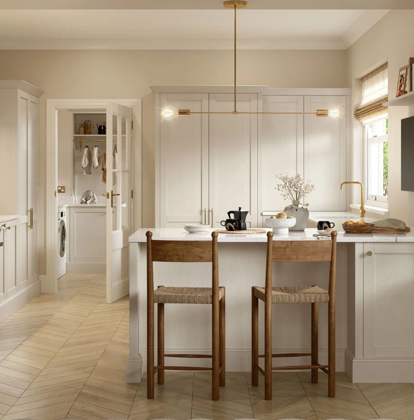 Newcombe narrow shaker painted kitchen