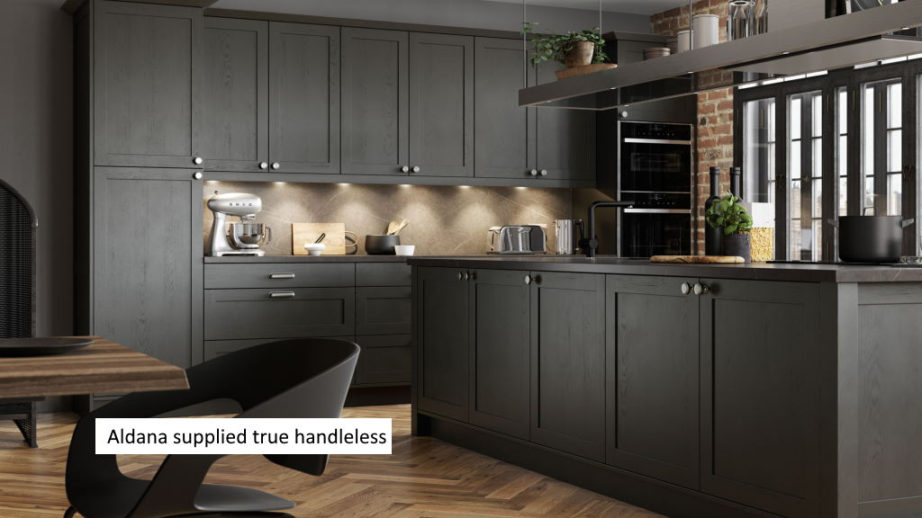 Stori / Uform Aldana true handleless kitchen