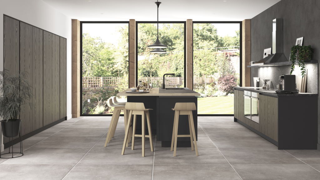 Stori / Uform Kelso modern true handleless kitchen