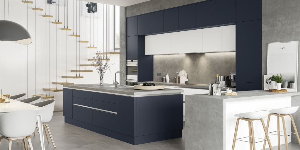 Kitchen Stori / Uform Zola soft matte indigo