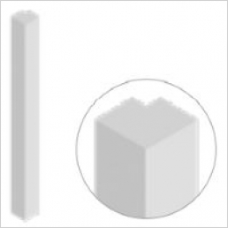 modular pilaster: 900 x 75 x 75