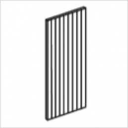 T&G wall end panel, 774x370x18mm