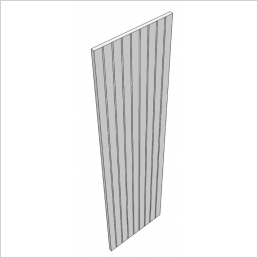 End Panel T&G 2400x650x18mm