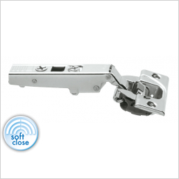 110 Degree Soft Close Hinge with Back Plate - each