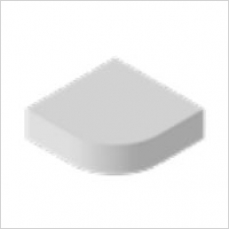Uni-moulding quadrant end block: 35x48x48