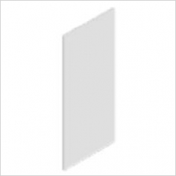 Plain Tall End Panel: 2430x650x39