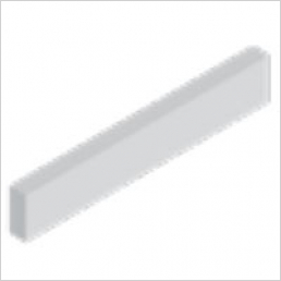 Mantle bottom rails: 50x300x20 (x2) for working mantle